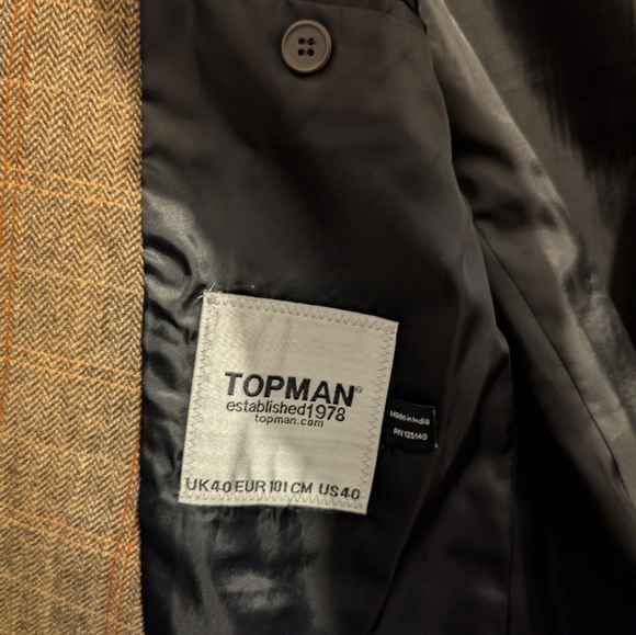 Topman wool blend blazer - Picture 3 of 7